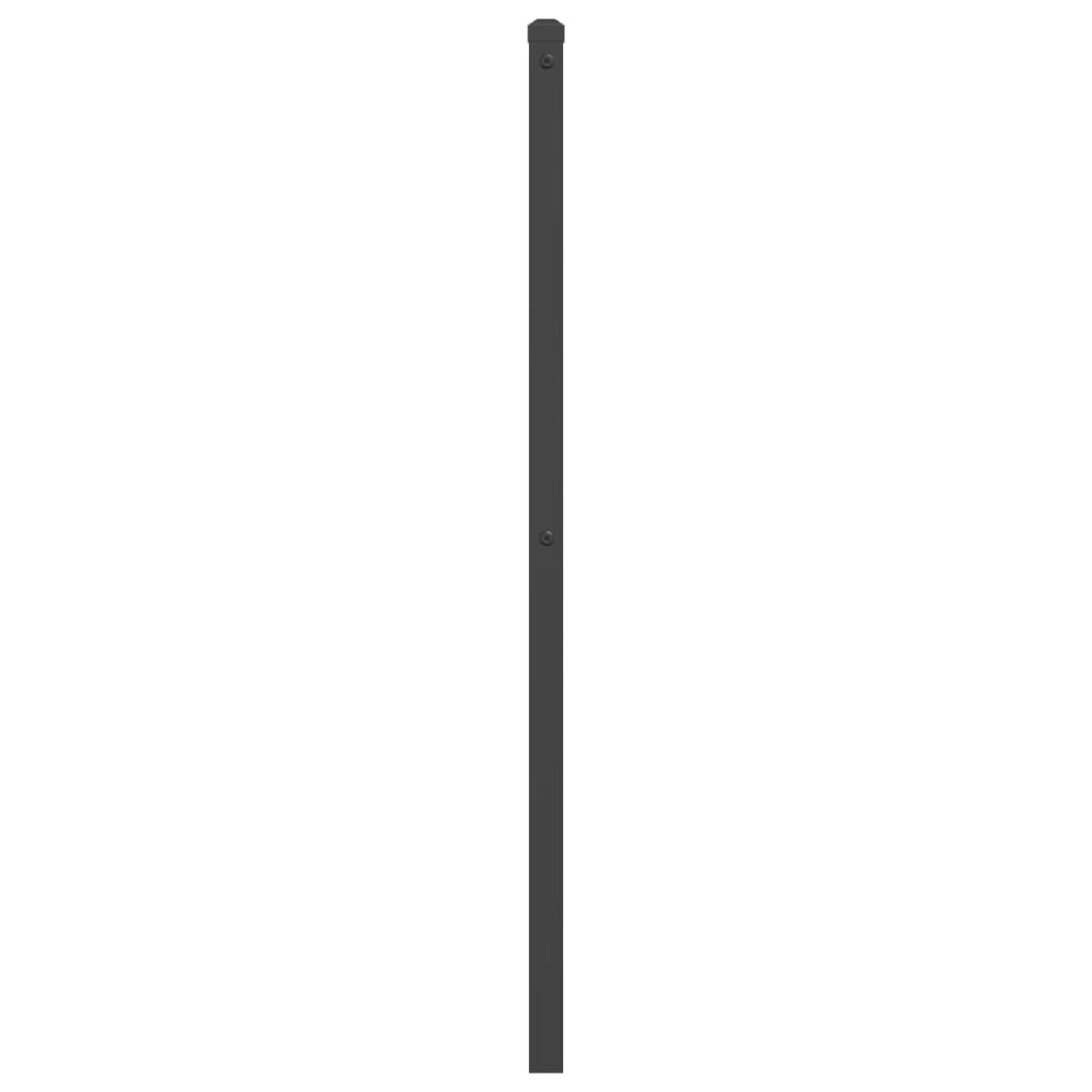 Tête de lit métal noir 193 cm - XIOS