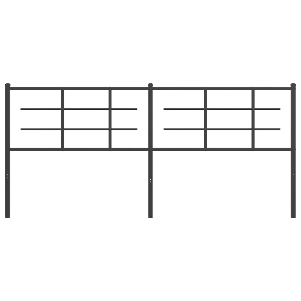 Tête de lit métal noir 200 cm - XIOS