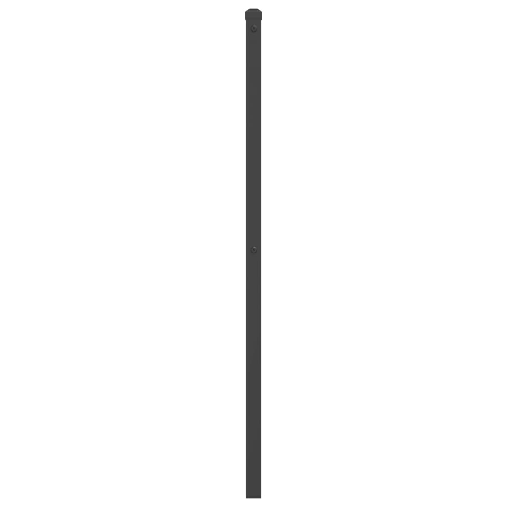 Tête de lit métal noir 200 cm - XIOS
