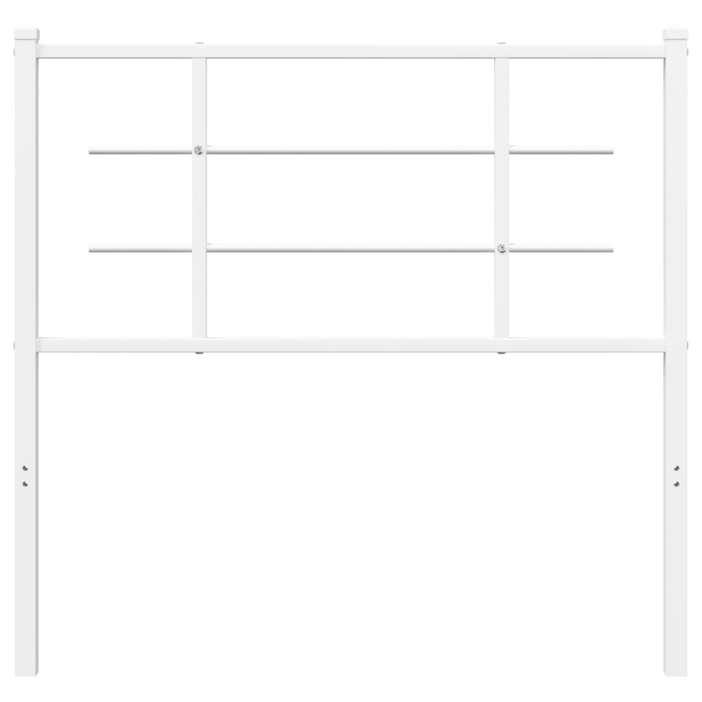 Tête de lit métal blanc 100 cm - XIOS