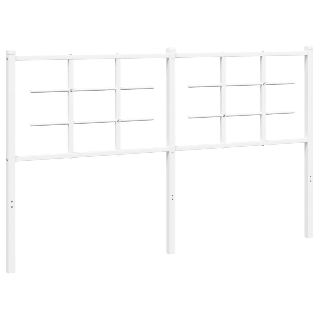 Tête de lit métal blanc 150 cm - XIOS