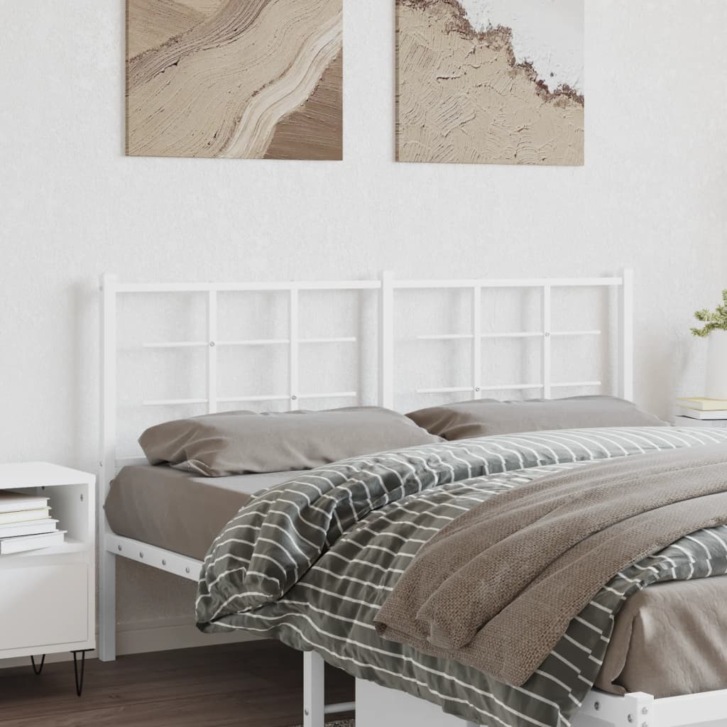 Tête de lit métal blanc 160 cm - XIOS
