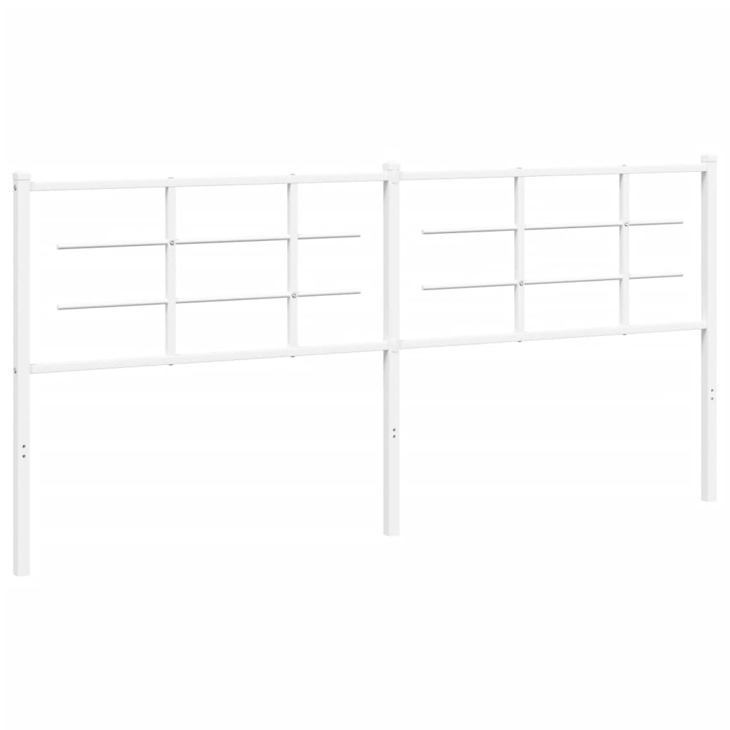 Tête de lit métal blanc 193 cm - XIOS