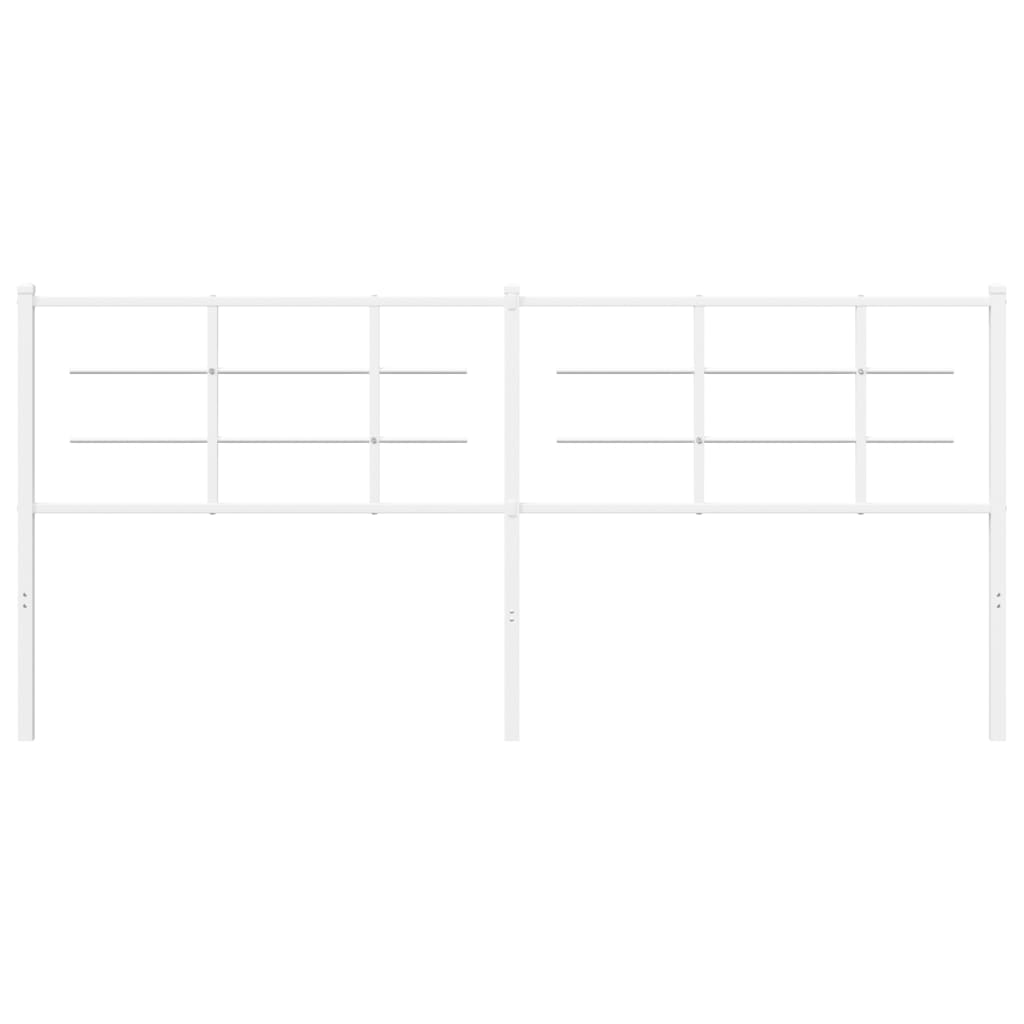 Tête de lit métal blanc 200 cm - XIOS