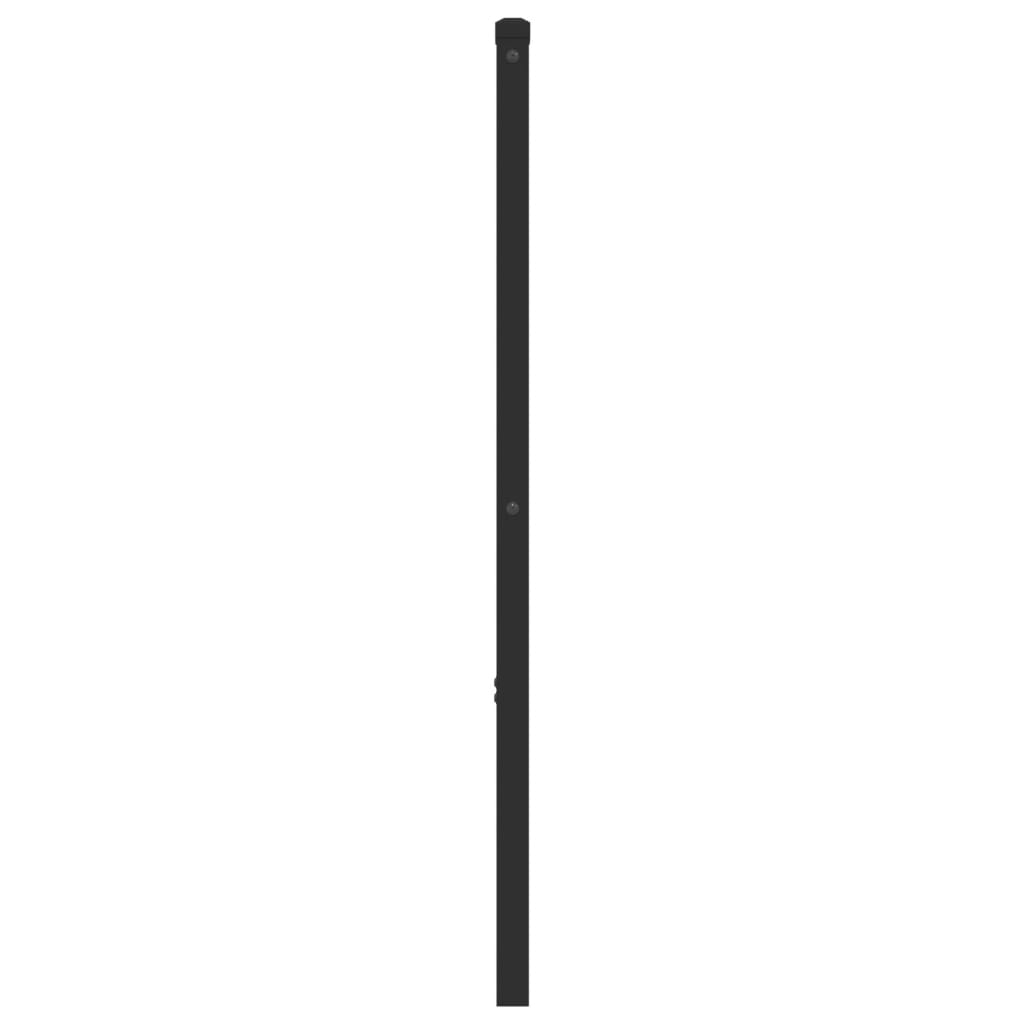Tête de lit métal noir 140 cm - XIOS