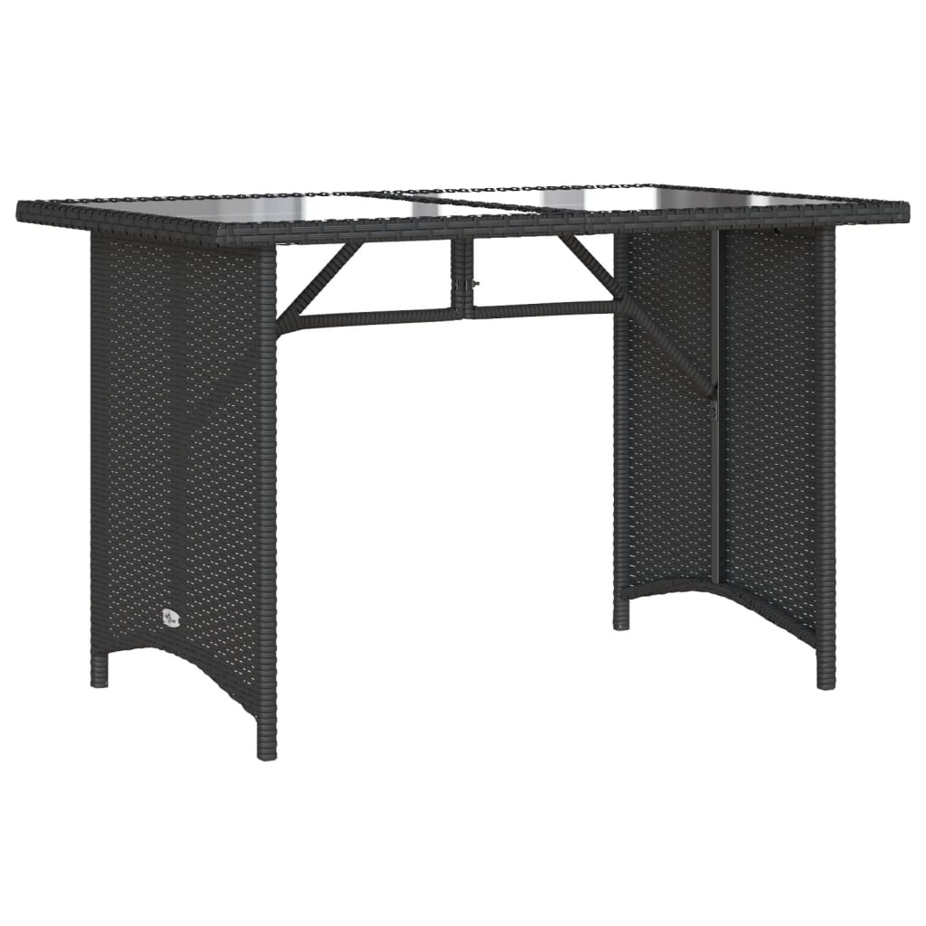 Ensemble à manger de jardin coussins 2pcs noir résine tressée Salons de jardin vidaXL