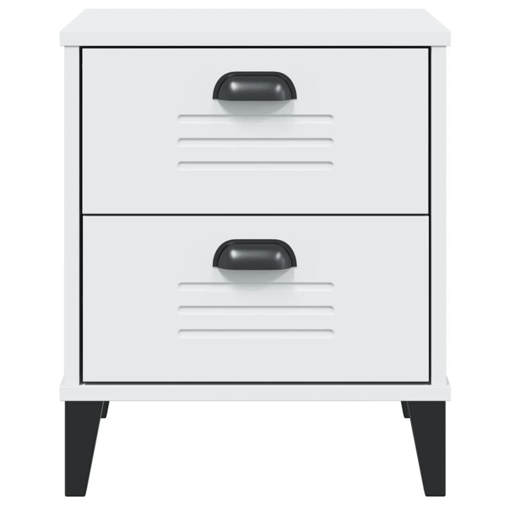 Table de chevet VIKEN blanc bois d'ingénierie - XIOS
