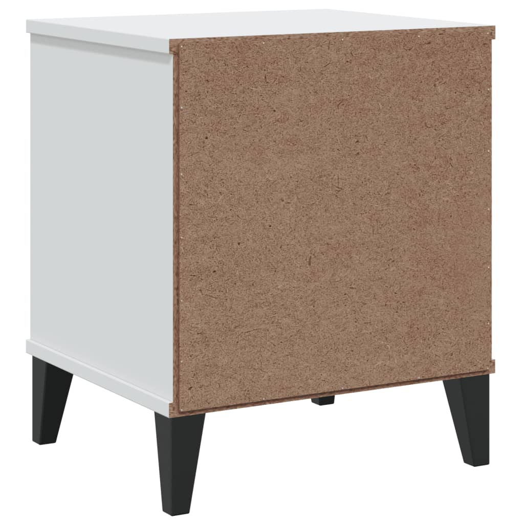 Table de chevet VIKEN blanc bois d'ingénierie - XIOS