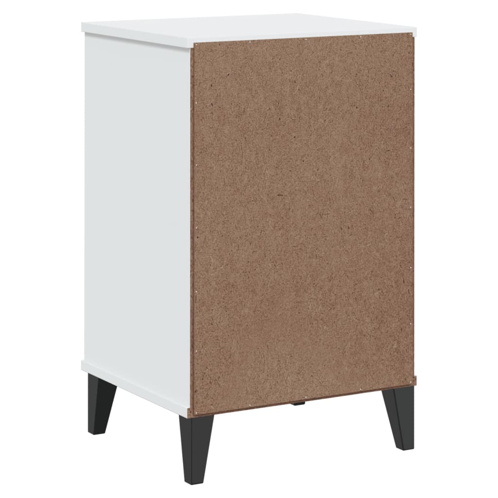 Table de chevet VIKEN blanc bois d'ingénierie - XIOS