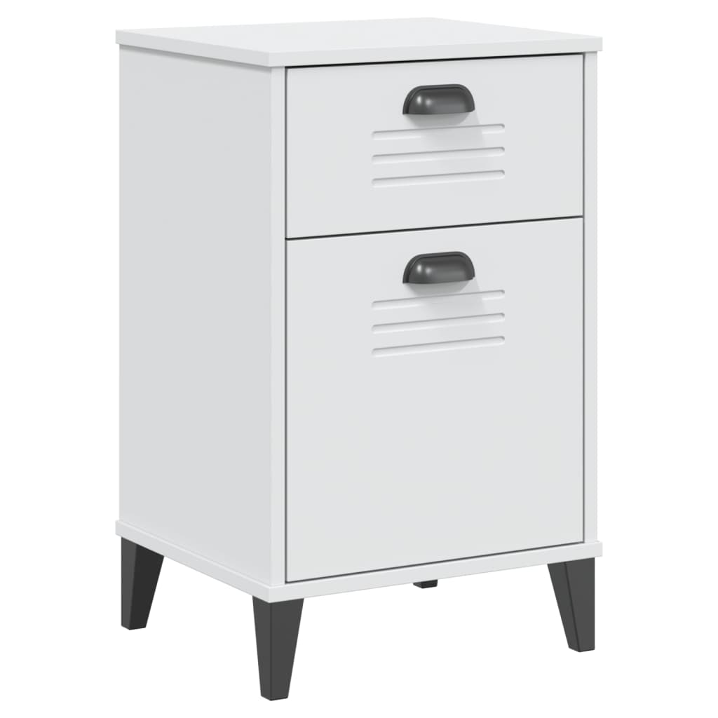 Table de chevet VIKEN blanc bois d'ingénierie - XIOS