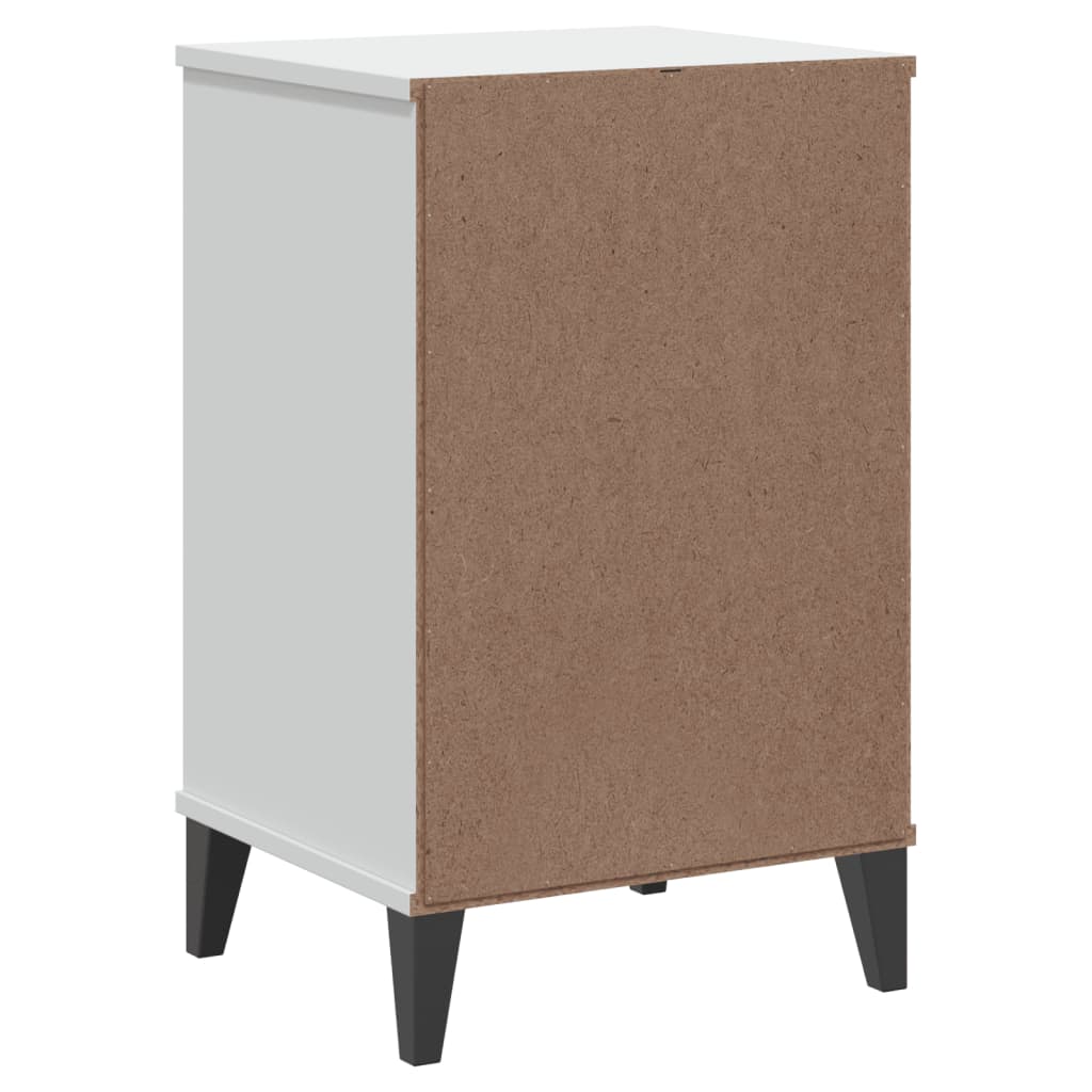 Table de chevet VIKEN blanc bois d'ingénierie - XIOS