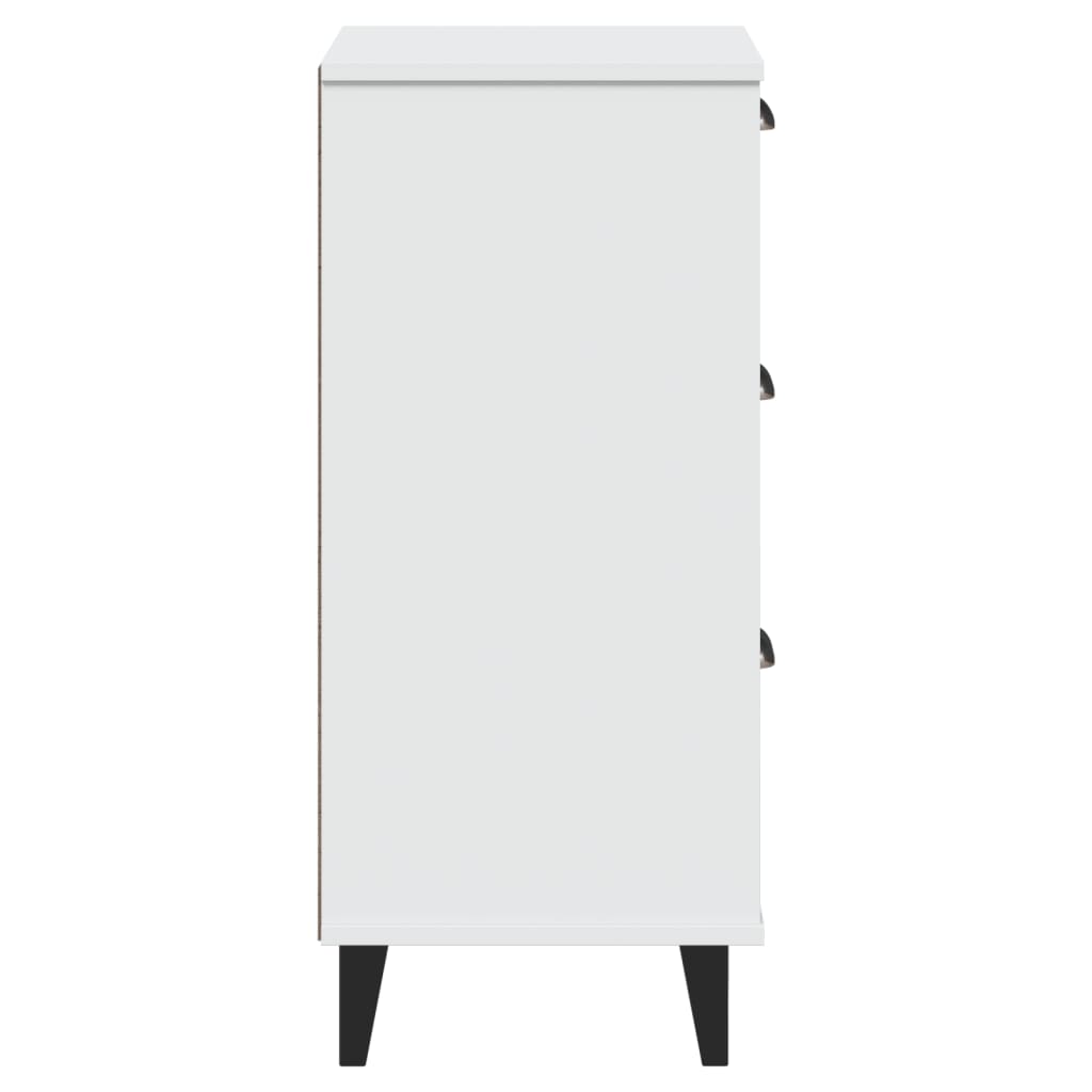 Table de chevet VIKEN blanc bois d'ingénierie - XIOS