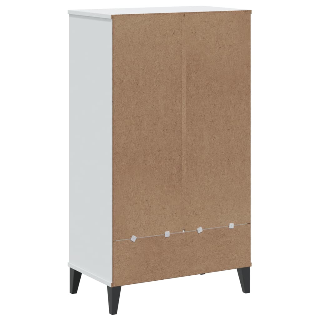 Armoire à chaussures VIKEN blanc bois d'ingénierie - XIOS