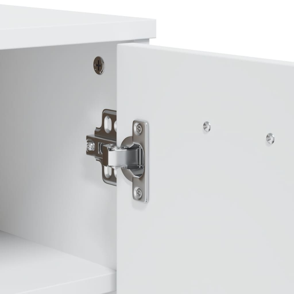 Armoire à chaussures VIKEN blanc bois d'ingénierie - XIOS