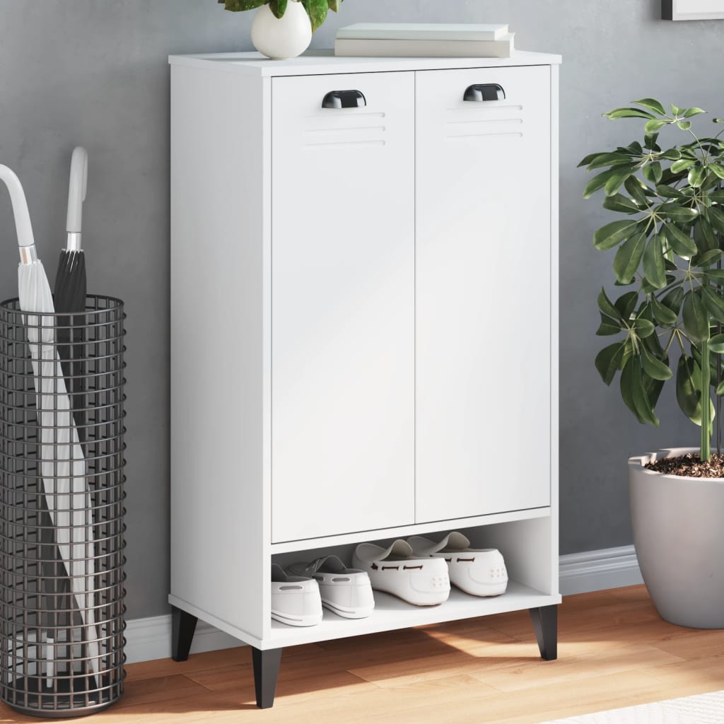 Armoire à chaussures VIKEN blanc bois d'ingénierie - XIOS