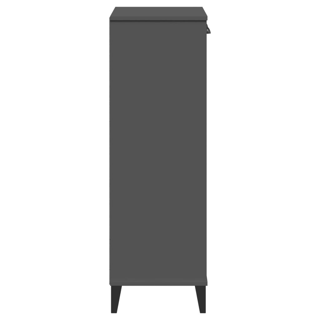 Armoire à chaussures VIKEN gris anthracite bois d'ingénierie - XIOS