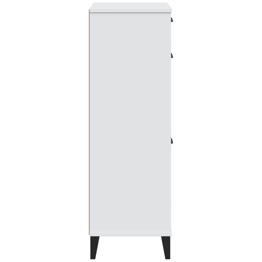 Armoire à chaussures VIKEN blanc bois d'ingénierie - XIOS