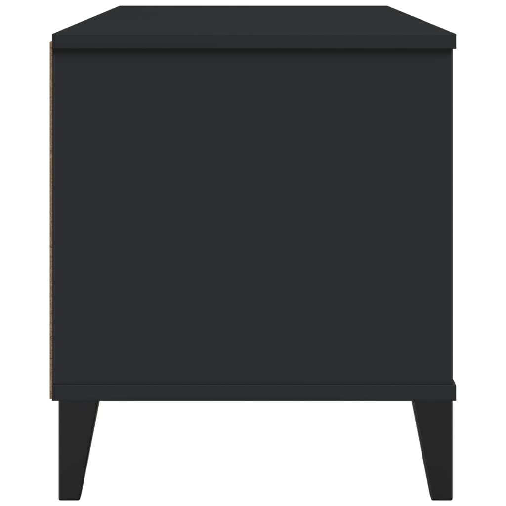 Meuble TV VIKEN noir bois d'ingénierie Meubles TV vidaXL   