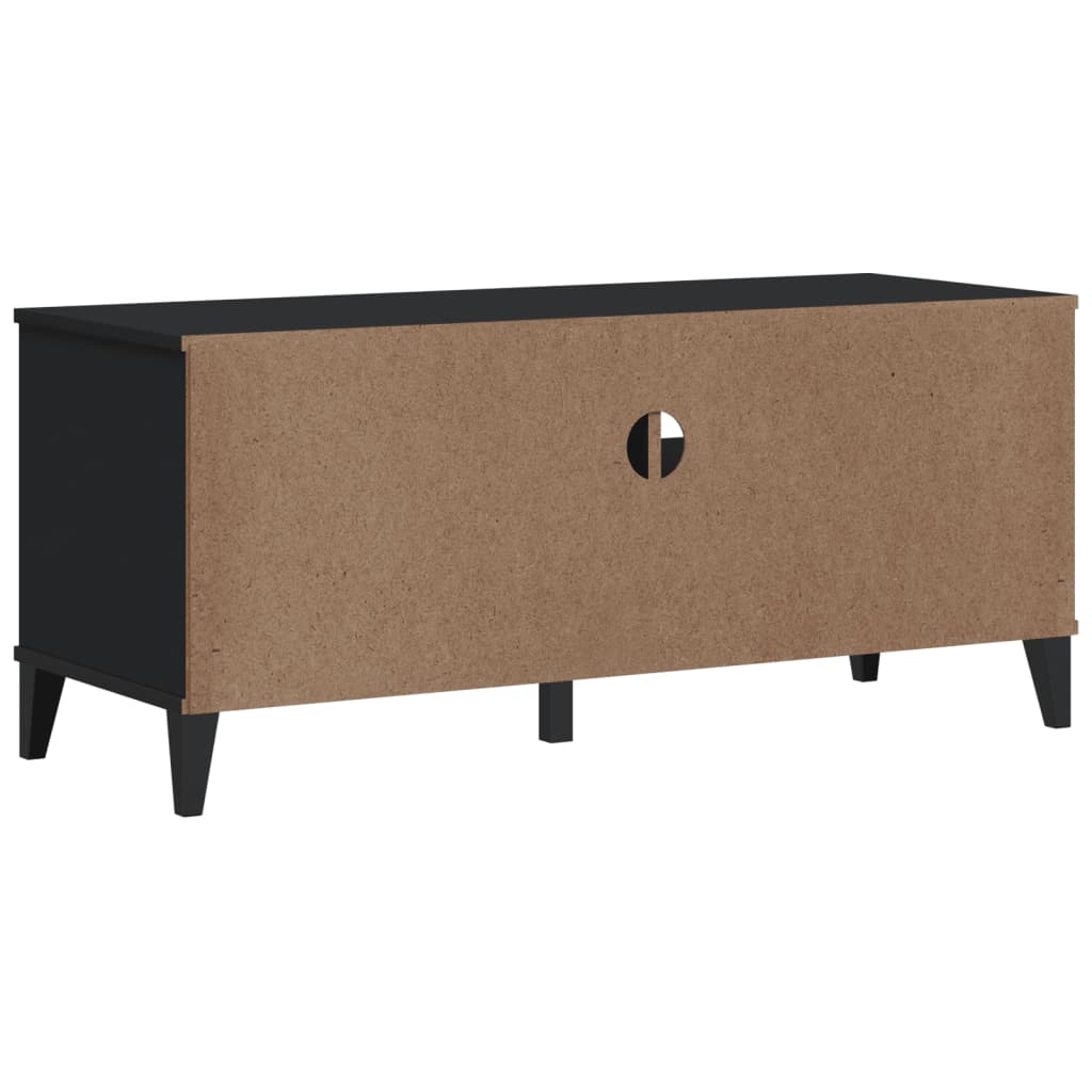 Meuble TV VIKEN noir bois d'ingénierie Meubles TV vidaXL   