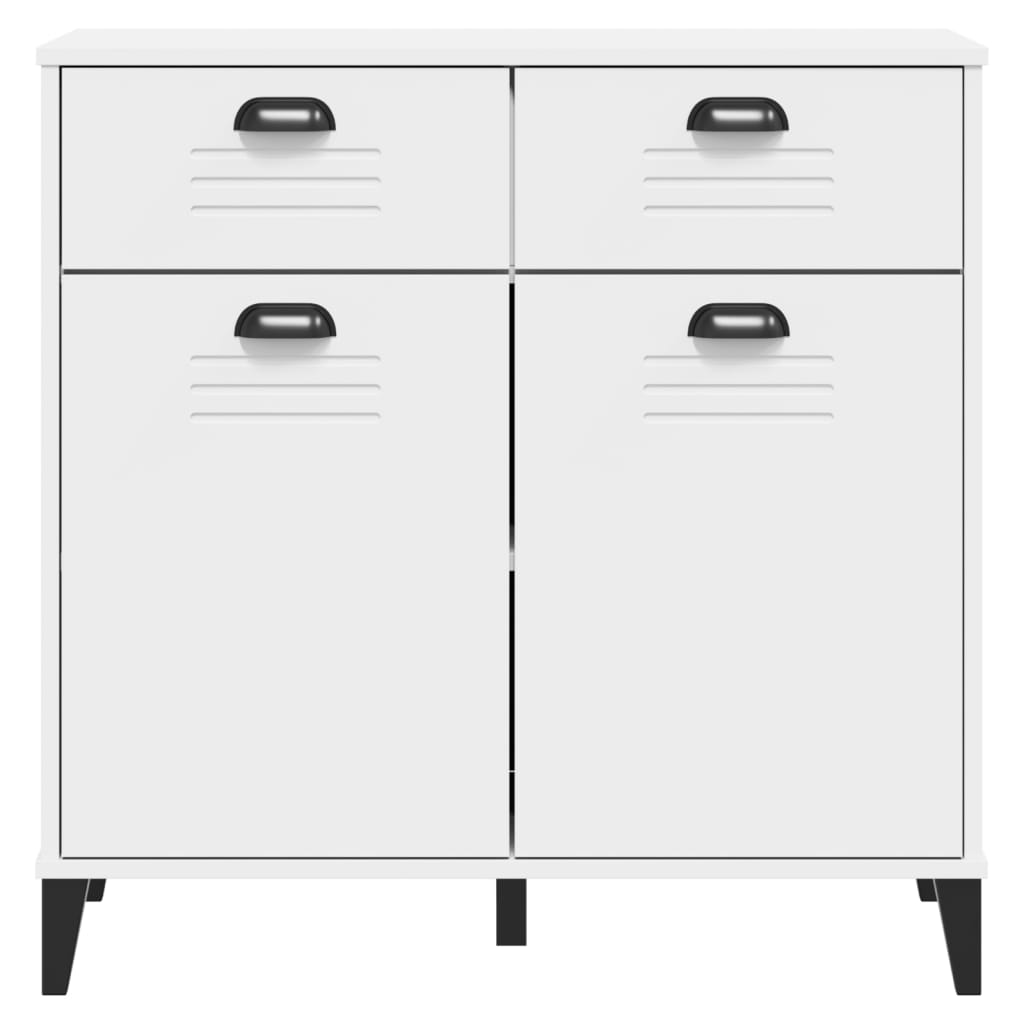 Buffet VIKEN blanc 80x40x80 cm bois d'ingénierie - XIOS