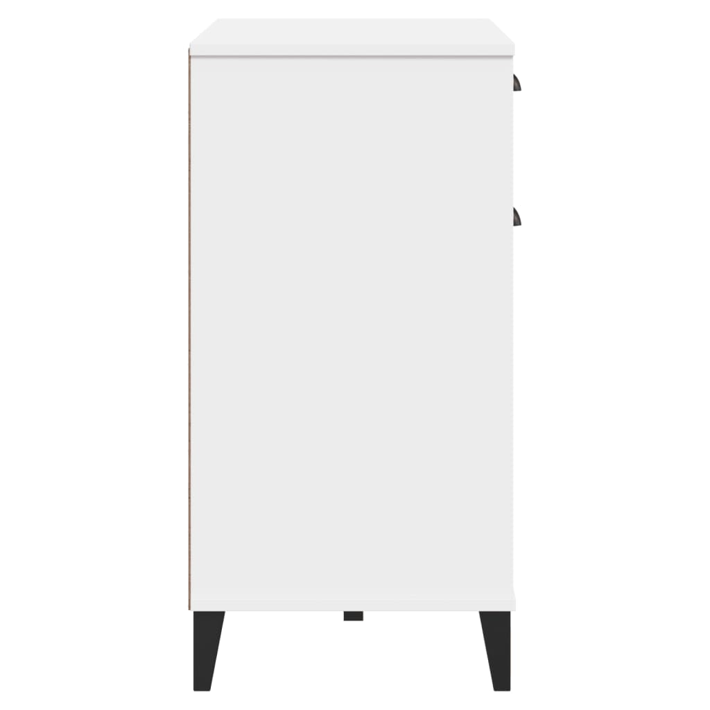 Buffet VIKEN blanc 80x40x80 cm bois d'ingénierie - XIOS