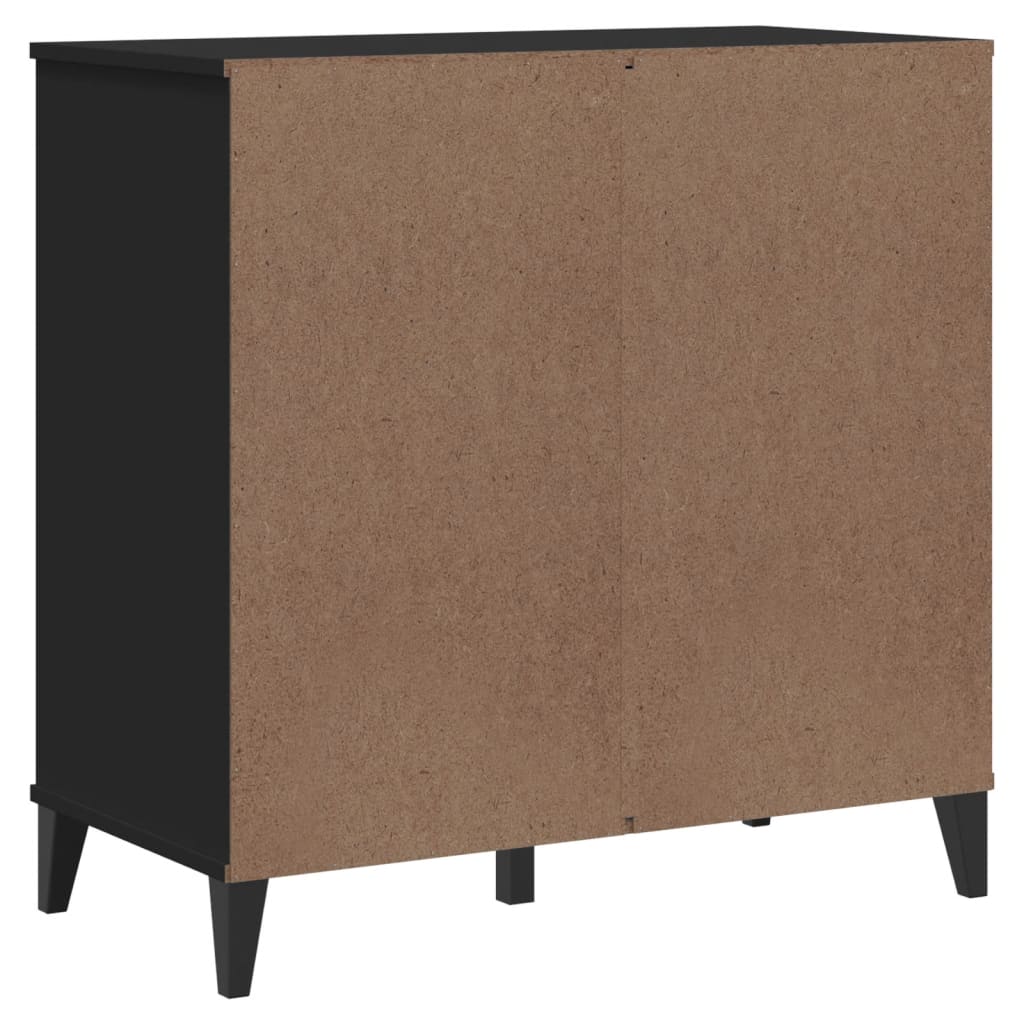 Buffet VIKEN noir 80x40x80 cm bois d'ingénierie - XIOS