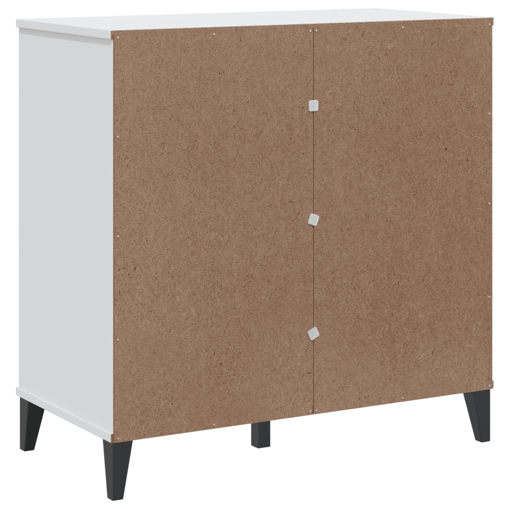 Buffet VIKEN blanc 80x40x80 cm bois d'ingénierie - XIOS
