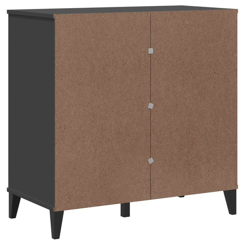 Buffet VIKEN gris anthracite 80x40x80 cm bois d'ingénierie - XIOS