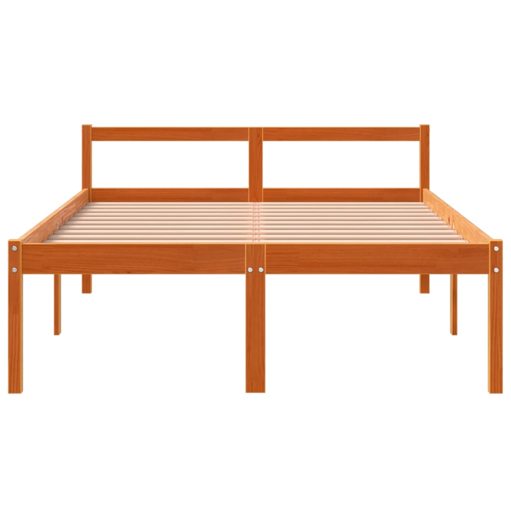 Lit pour personne âgée sans matelas 120x190 cm bois pin massif - XIOS