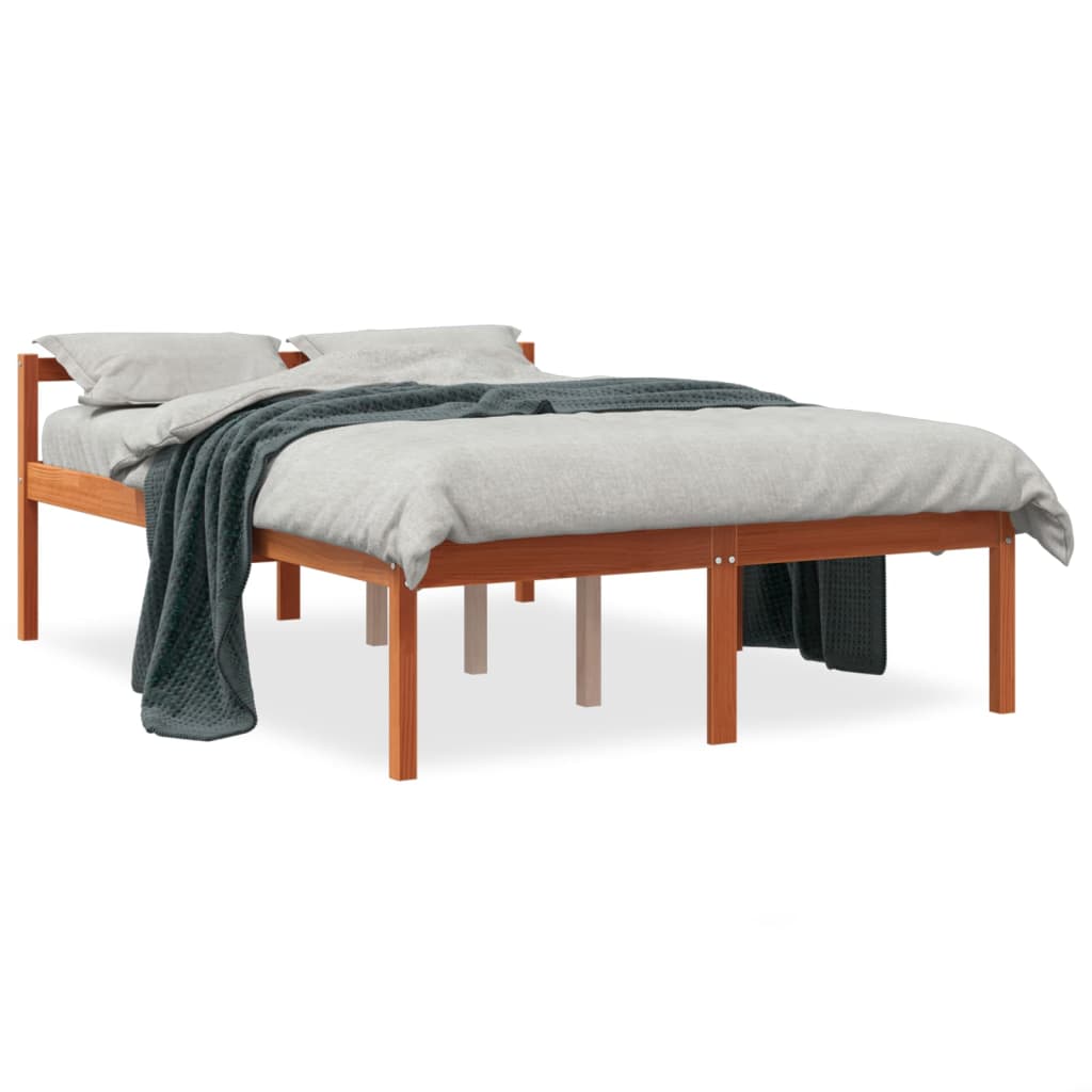 Lit pour personne âgée sans matelas 120x200 cm bois pin massif - XIOS