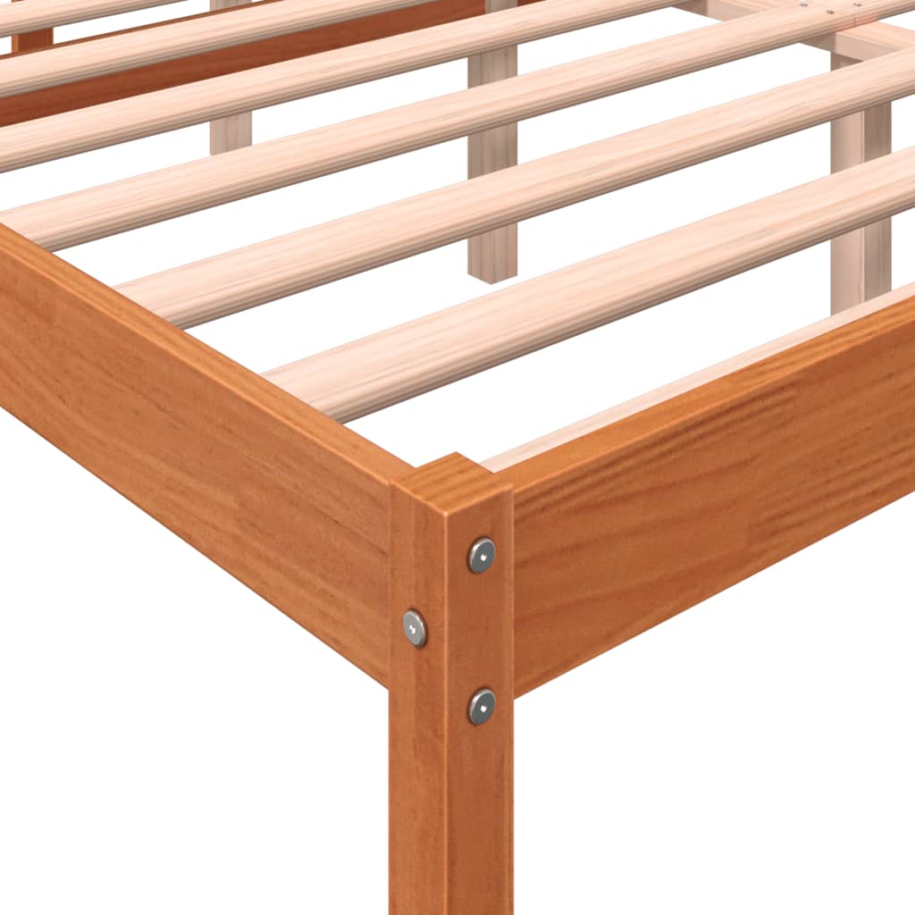 Lit pour personne âgée sans matelas 160x200 cm bois pin massif - XIOS