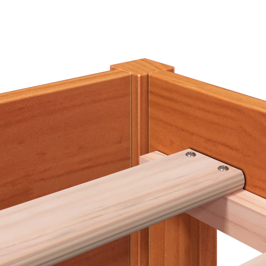 Lit de jour sans matelas cire marron 90x190 cm bois pin massif - XIOS