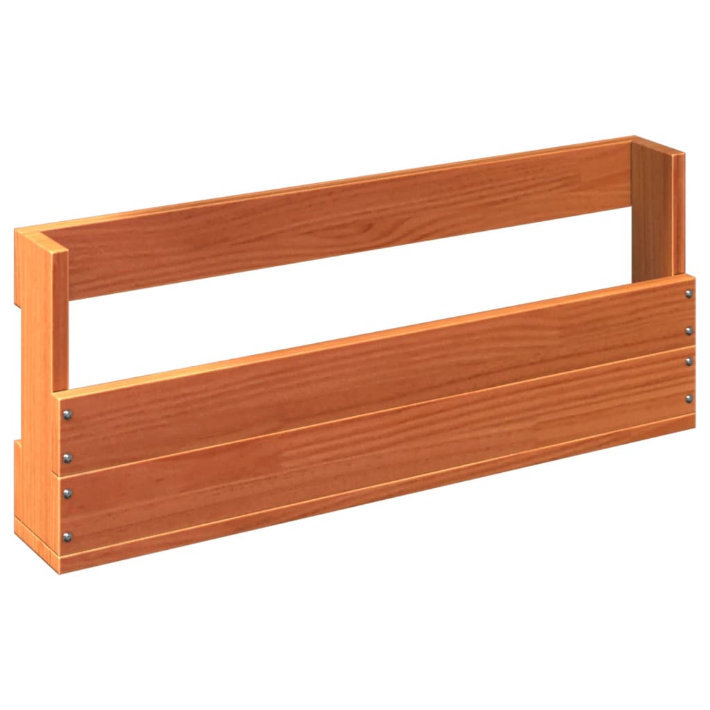 Étagères à chaussures murales 2 pcs cire marron 59x8,5x23,5 cm - XIOS