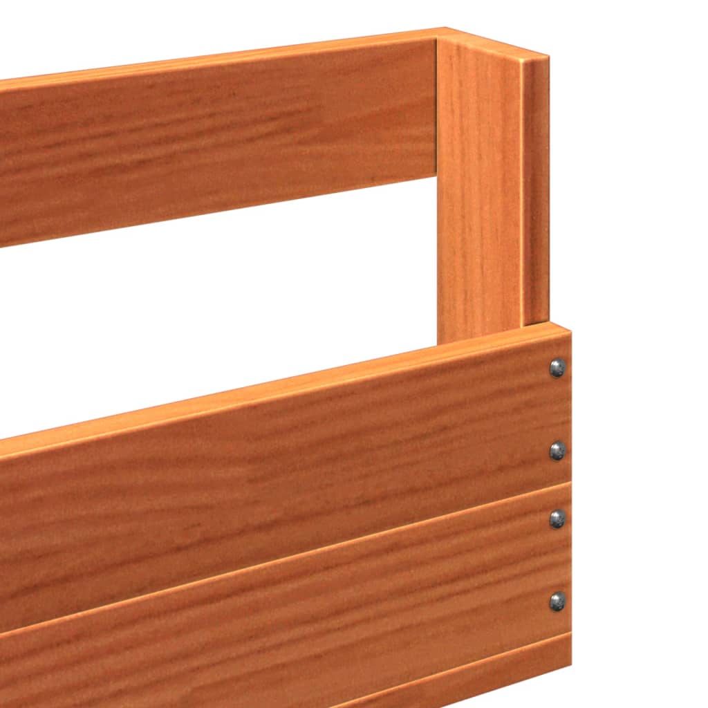 Étagères à chaussures murales 2 pcs cire marron 59x8,5x23,5 cm - XIOS