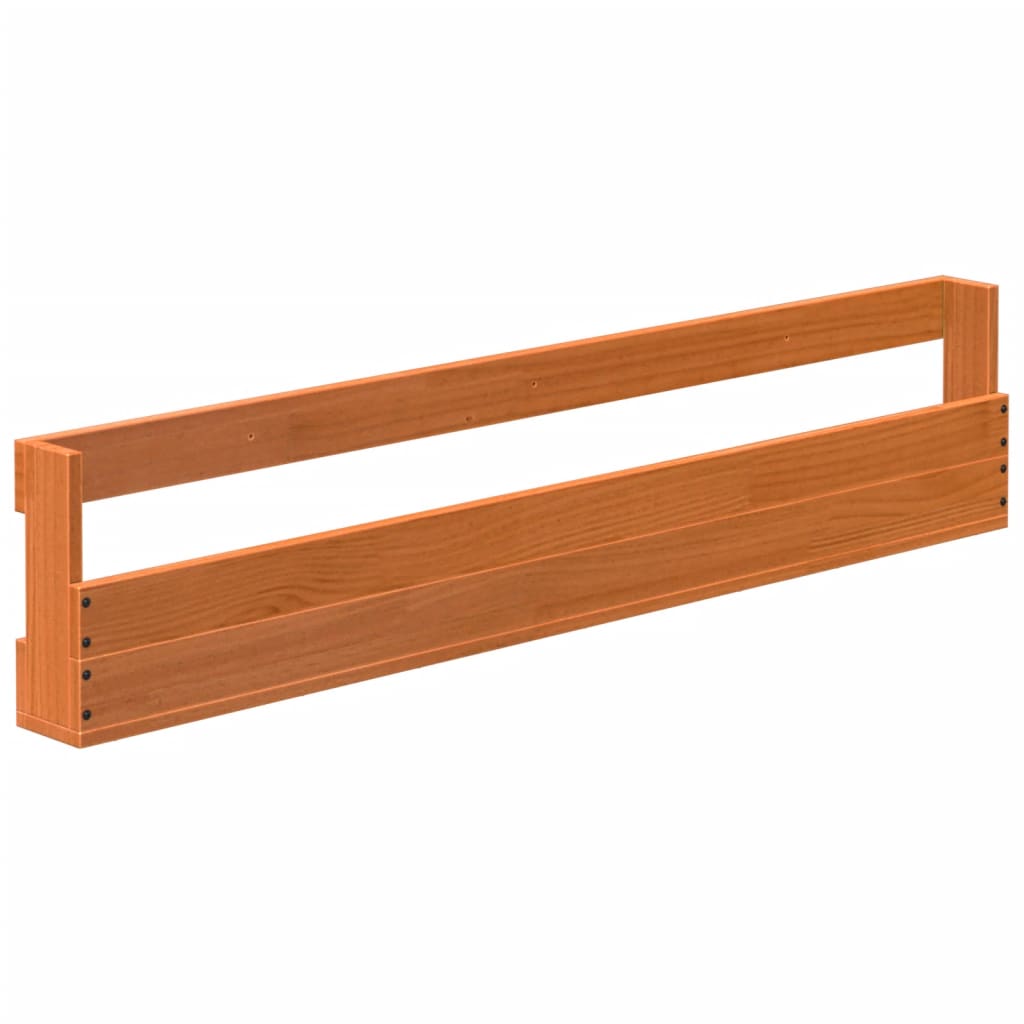 Étagères à chaussures murales 2 pcs cire marron 110x8,5x23,5 cm - XIOS