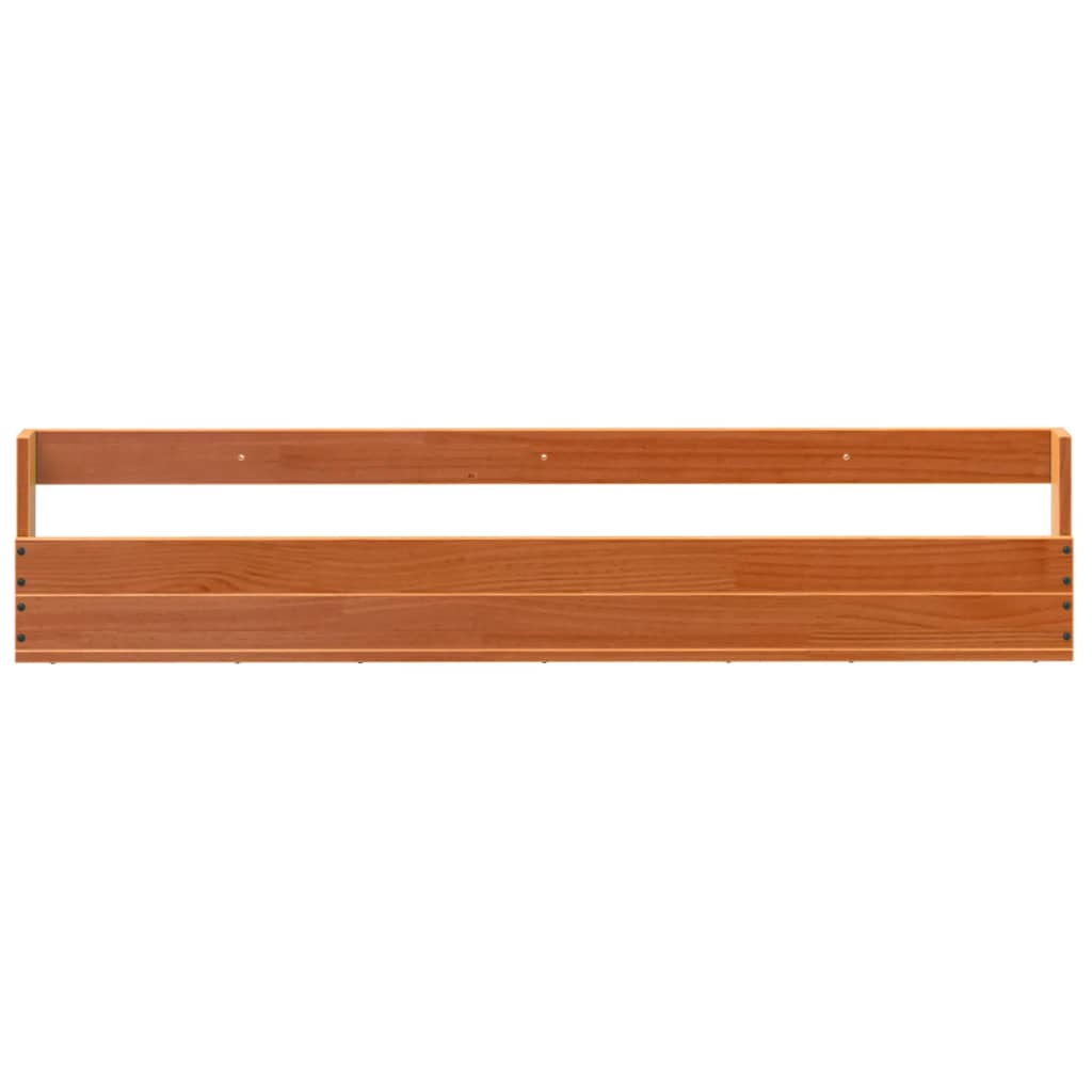 Étagères à chaussures murales 2 pcs cire marron 110x8,5x23,5 cm - XIOS