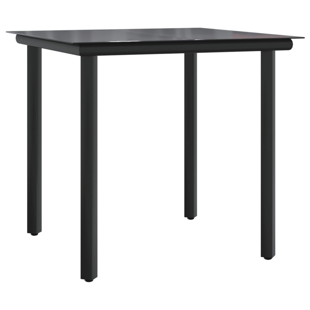 Ensemble de bistro 3 pcs avec coussins gris résine tressée