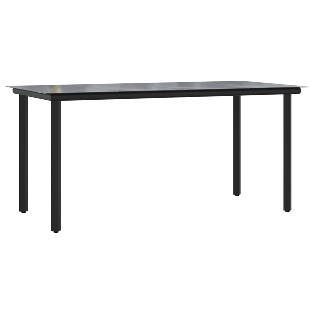 Ensemble à manger de jardin 5 pcs et coussins marron poly rotin