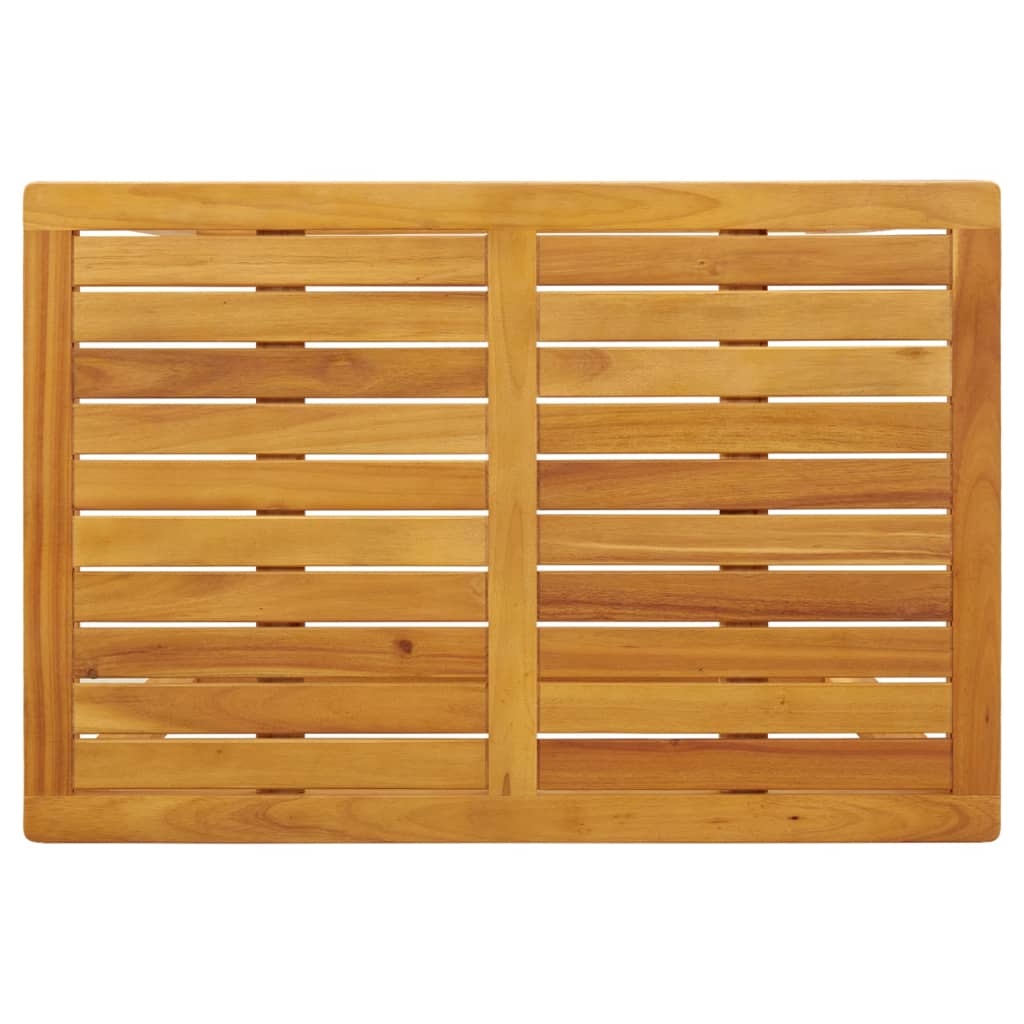Ensemble de balcon avec coussins 3 pcs bois massif d'acacia Salons de jardin vidaXL