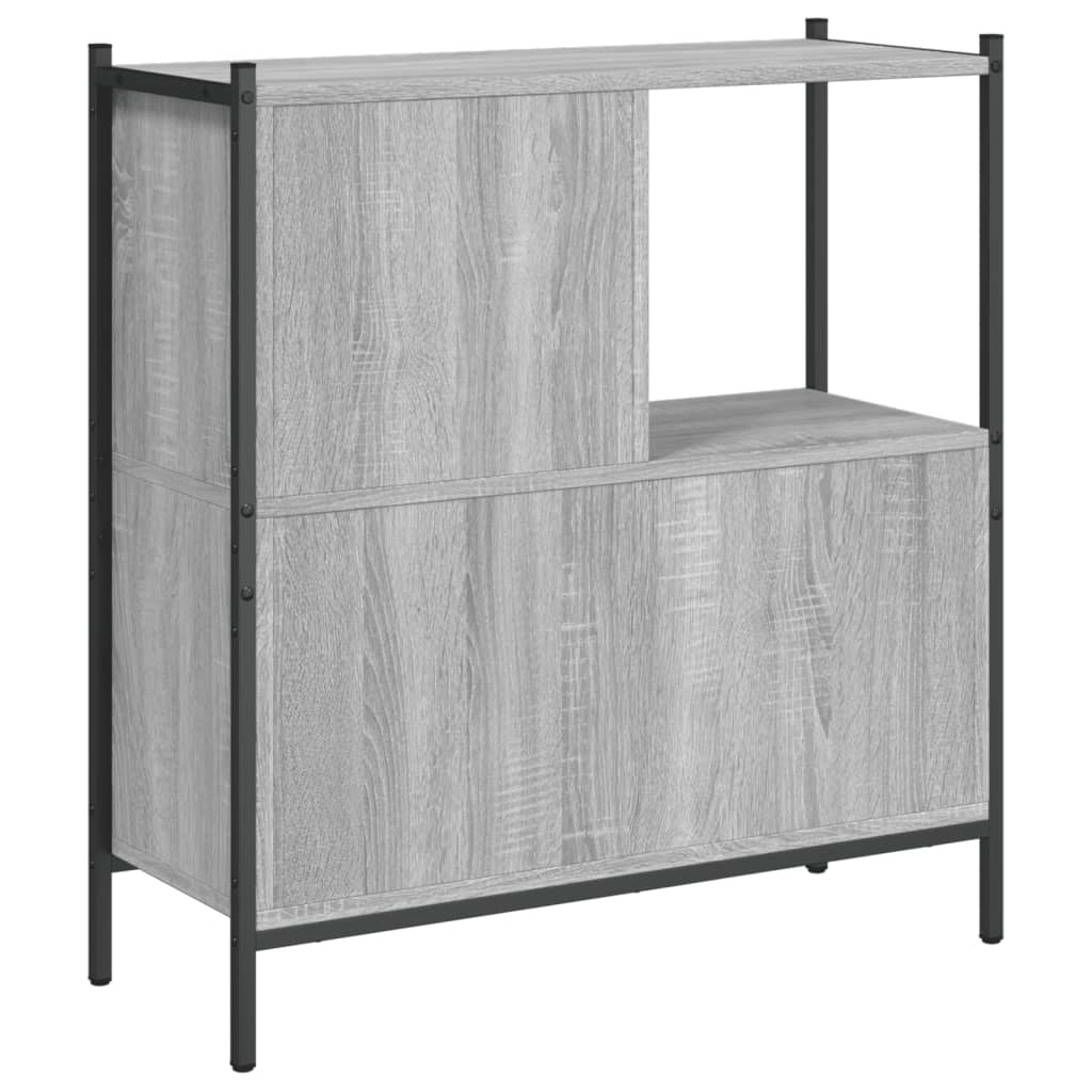 Bibliothèque sonoma gris 72x28x77,5 cm bois d'ingénierie - XIOS