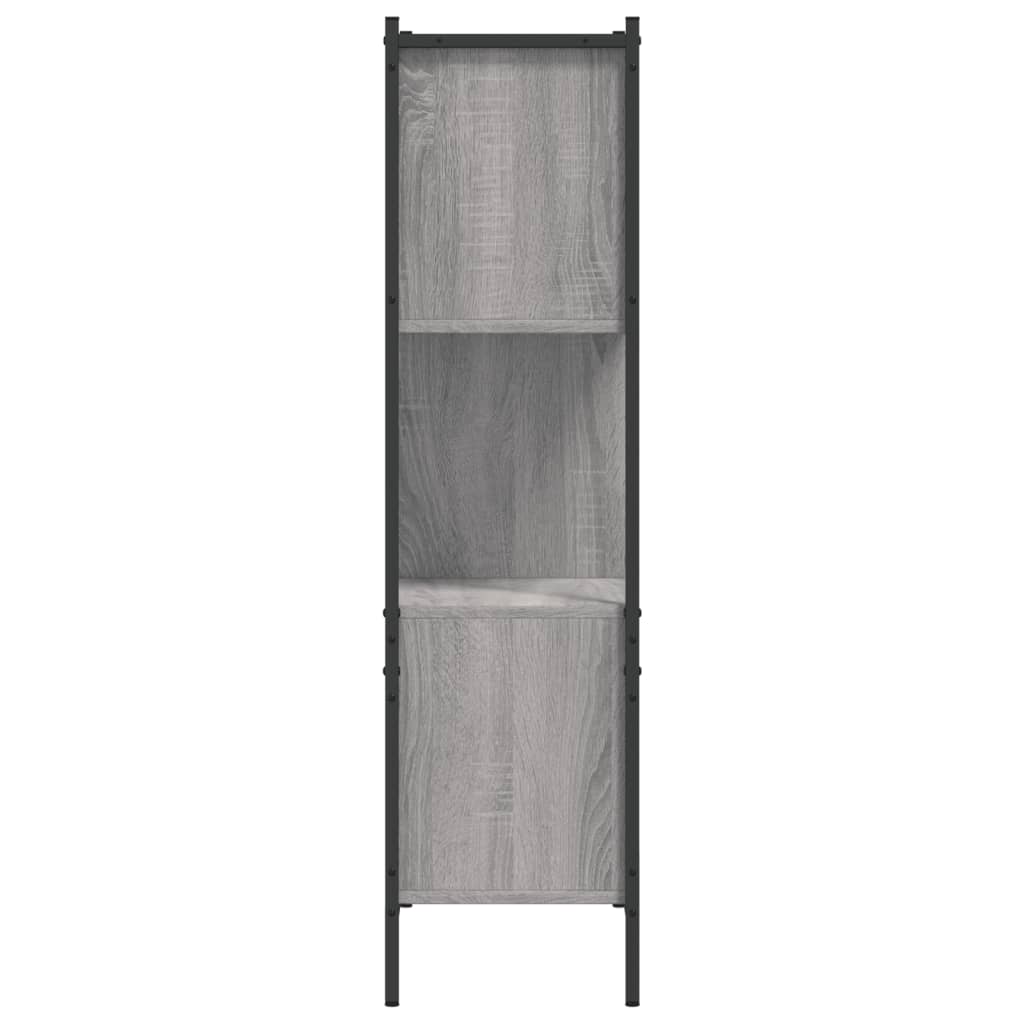 Bibliothèque sonoma gris 72x28x109 cm bois d'ingénierie - XIOS