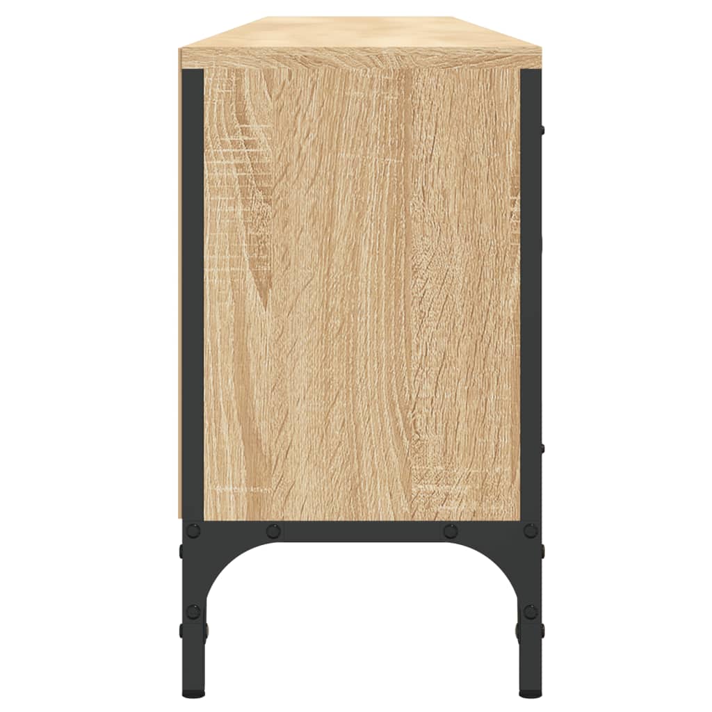 Meuble TV à tiroir chêne sonoma 200x25x44 cm bois d'ingénierie Meubles TV vidaXL   