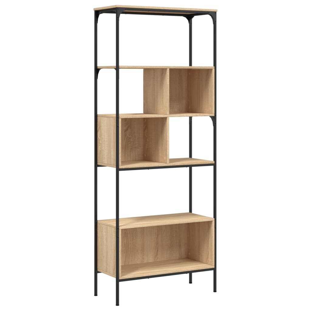Bibliothèque 5 niveaux chêne sonoma 76x33x188,5 cm - XIOS