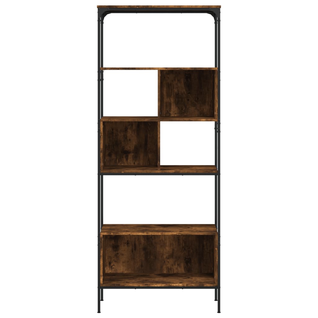 Bibliothèque 5 niveaux chêne fumé 76x33x188,5 cm - XIOS