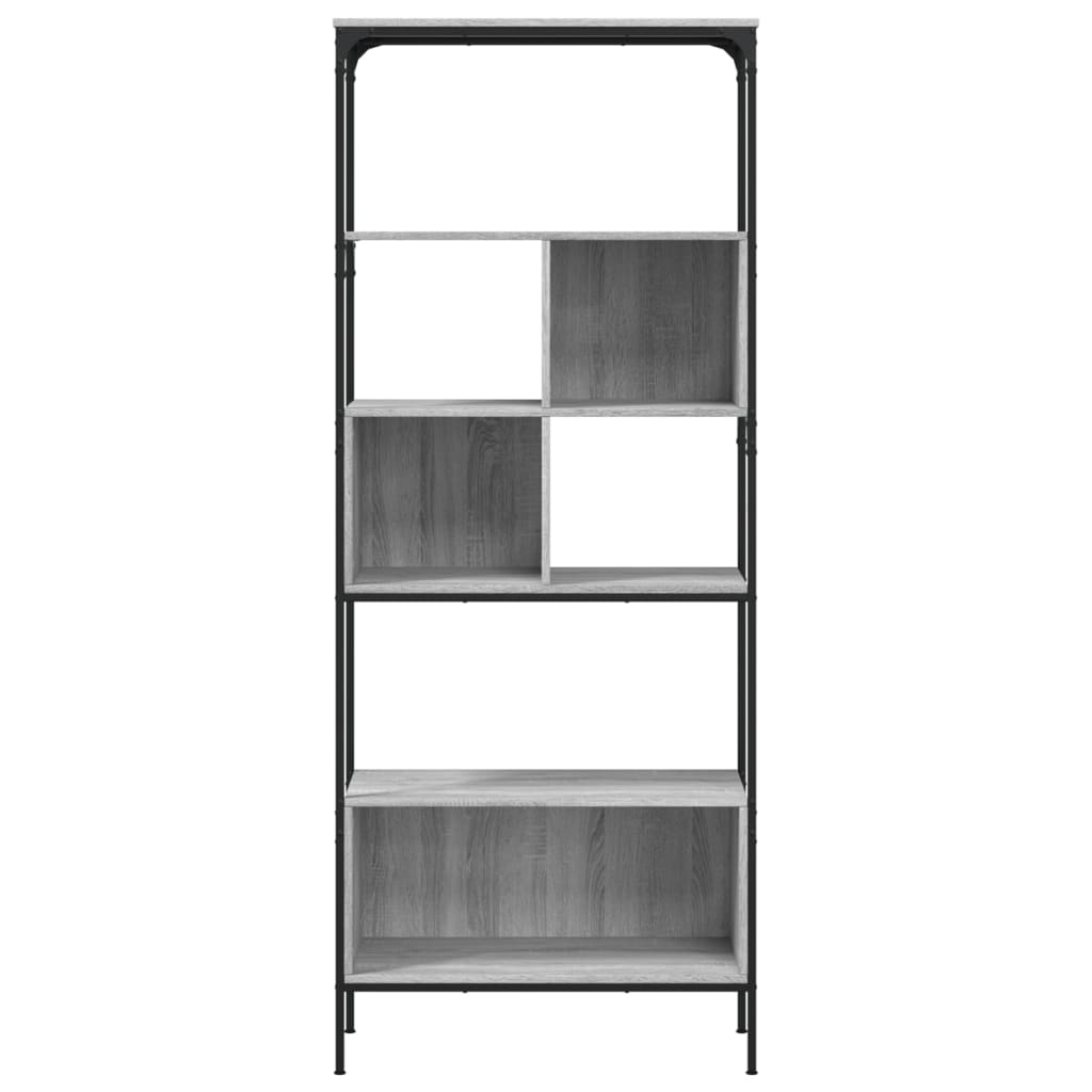 Bibliothèque 5 niveaux sonoma gris 76x33x188,5 cm - XIOS