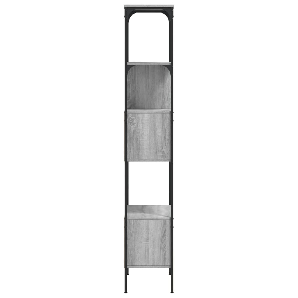 Bibliothèque 5 niveaux sonoma gris 76x33x188,5 cm - XIOS
