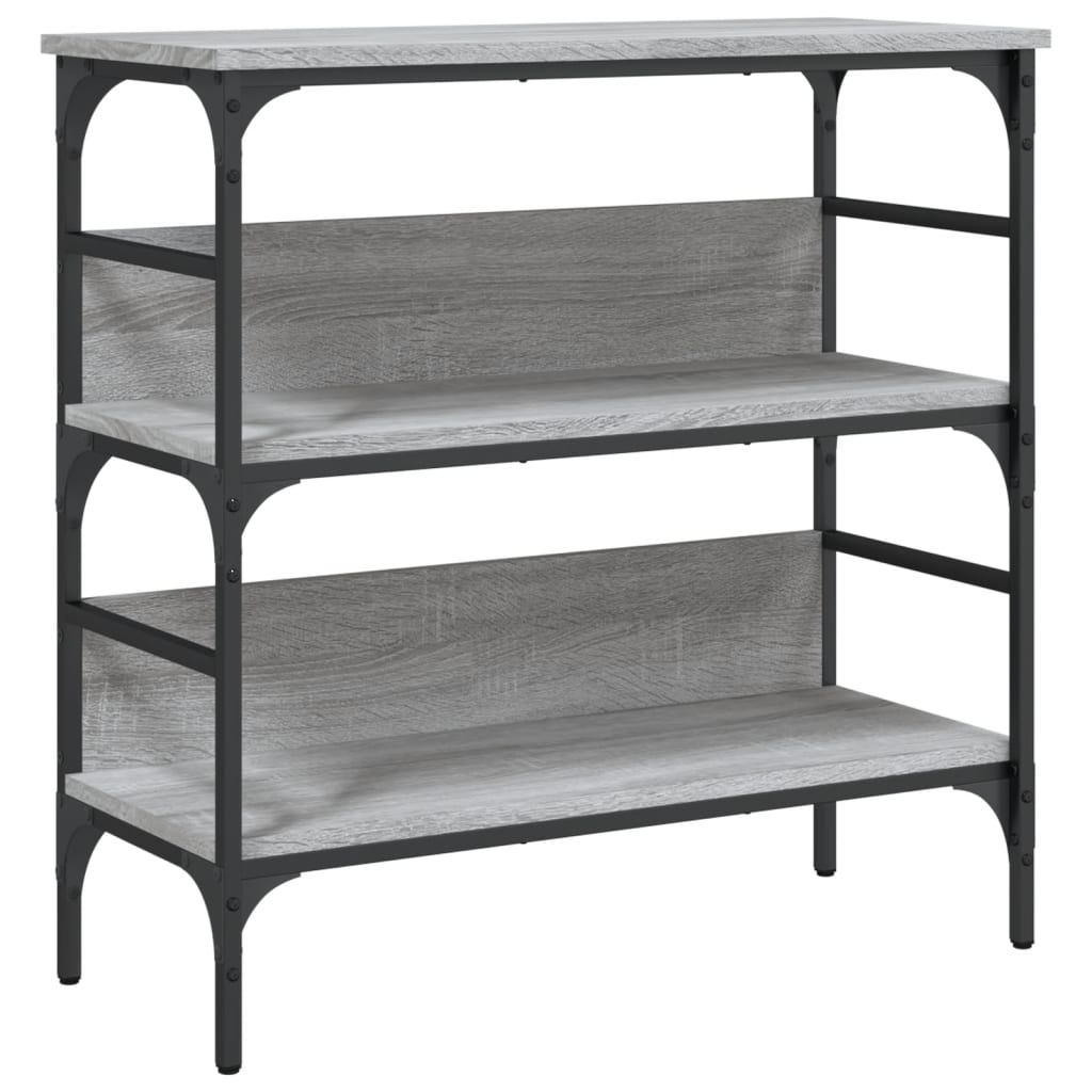 Table console sonoma gris 75x32x75 cm bois d'ingénierie - XIOS