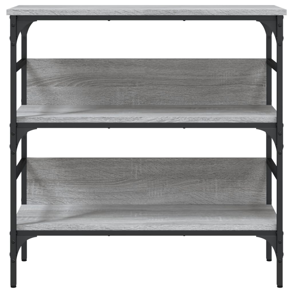 Table console sonoma gris 75x32x75 cm bois d'ingénierie - XIOS