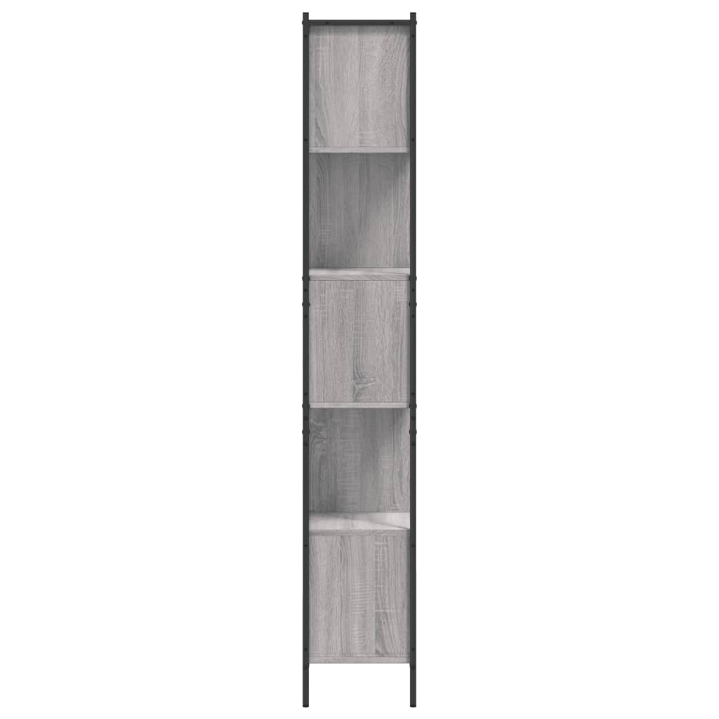 Bibliothèque sonoma gris 72x28x172 cm bois d'ingénierie - XIOS