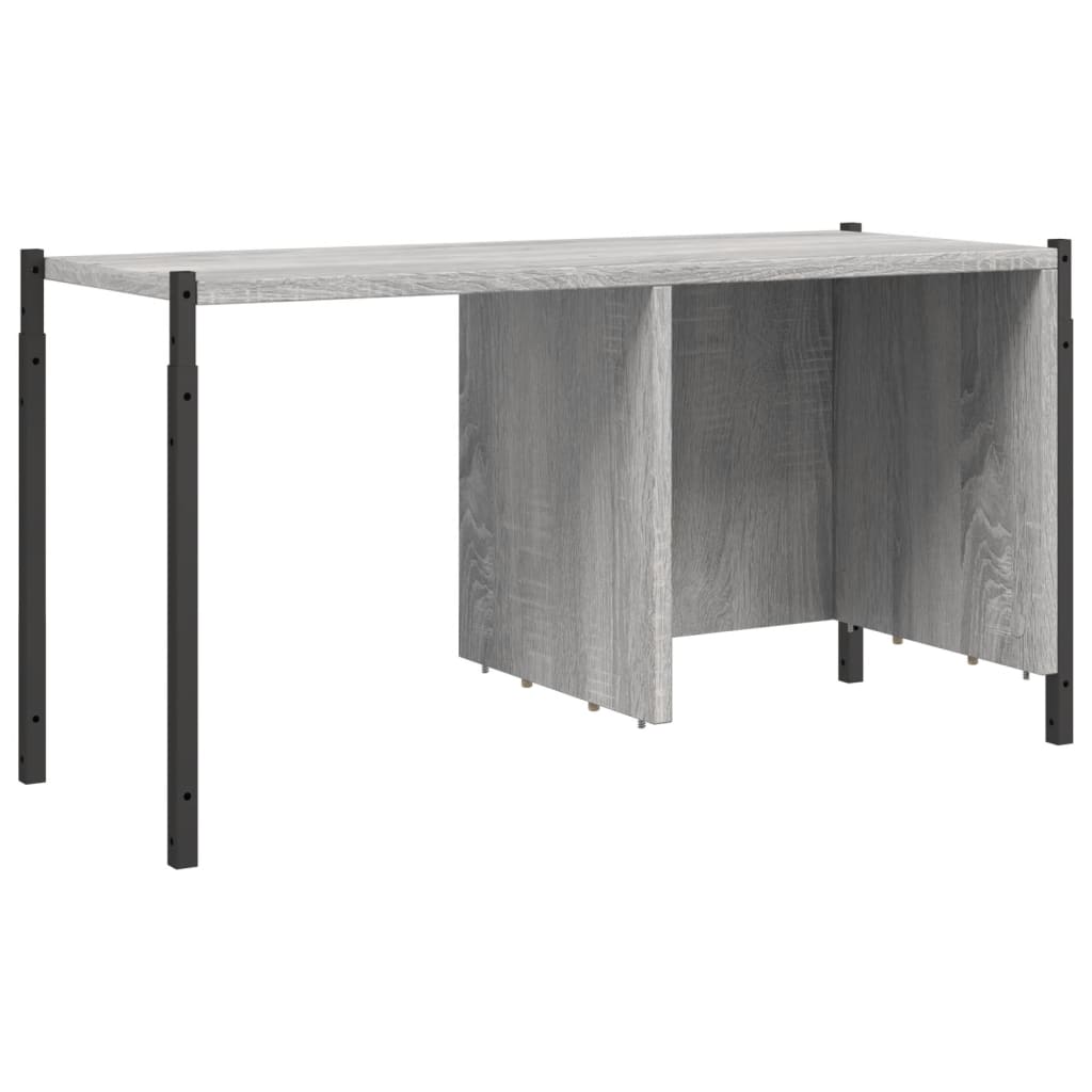 Bibliothèque sonoma gris 72x28x172 cm bois d'ingénierie - XIOS